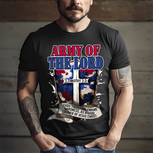 Army Of The Lord - Christian Veteran, Army Shirt For Men - Personalized Shirt