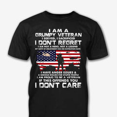 I Am A Grumpy Veteran - T-Shirt
