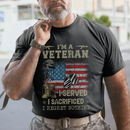 I Am A U.S Veteran American Patriotic Shirt, Gift For Men, Gift For Women, Gift For Veteran