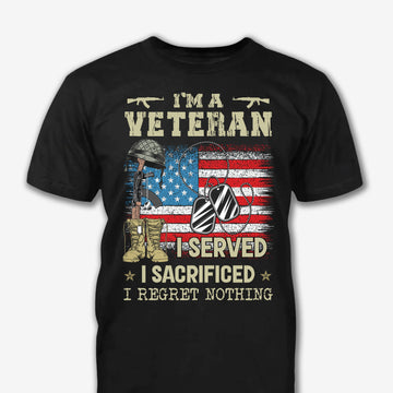 I Am A U.S Veteran American Patriotic Shirt, Gift For Men, Gift For Women, Gift For Veteran