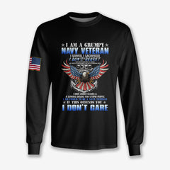 I Am A Grumpy Navy Veteran - Long Sleeve