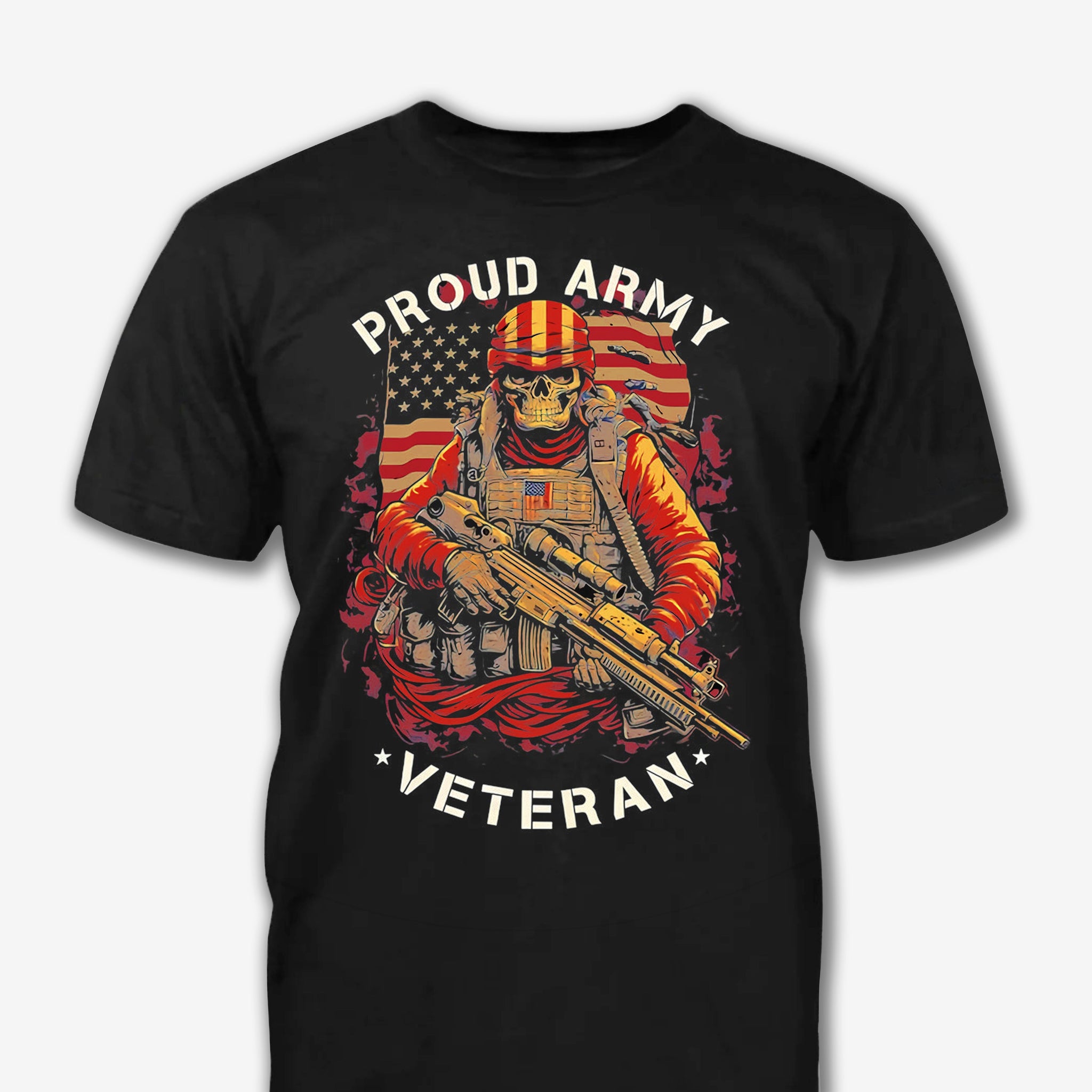 Proud Army Patriot Shirt - Army Shirt - Veteran Shirt - Gifts For Men, Father And Husband On Veteran Day Memorial Day